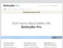 Tablet Screenshot of batterybarpro.com